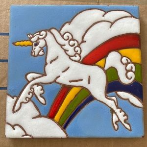 Vintage ceramic trivet